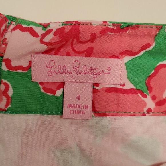 Lilly Pulitzer Pink Butterfly Skort Size 4 - Picture 5 of 6